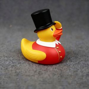 Lot de jouets de bain en PVC personnalisés en forme de canard Big Ben avec motifs imprimés – Offre promotionnelle - Product Image 3
