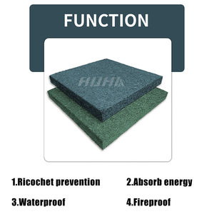 <span class=keywords><strong>HUHA</strong></span> Fabricante Directo de Baldosas de Caucho Antirrebote para Campos de Tiro, 40 mm de Grosor - Product Image 3