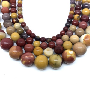 Perles en vrac d'opale Mookaite <span class=keywords><strong>jaune</strong></span> naturelle de haute qualité, vente directe d'usine, 18-20mm, pour la fabrication de bijoux, effet œil de chat, sans rayonnement - Product Image 2