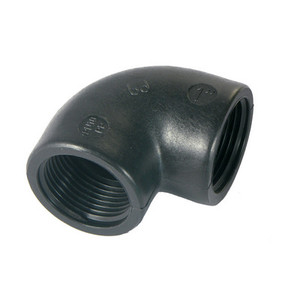 Gomito a 90 Gradi in PP Nero da 3/4 di Pollice per Raccordo Idraulico - Product Image 1