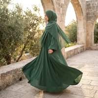 Tissu en crêpe Zoom léger et respirant pour les jupes et robes Abaya d'été