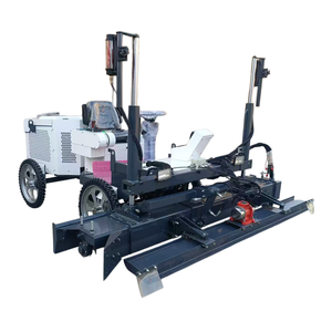 Machine de nivellement laser à 4 roues pour la construction, équipement de nivellement laser avec moteur, machine de finition de sol en béton - Product Image 3