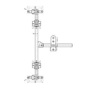 Verrou de porte de camion en acier inoxydable, verrou arrière pour remorque et conteneur - Product Image 4