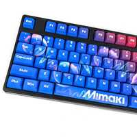 2025 Mechanical Keyboard Technology Factory 68keys and Keycaps Pbt Caps 5 Sides Print Original Height Keycaps Diy Sublimation