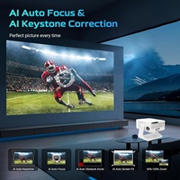 Proyector de Video Inteligente Certificado por Google-TV, Full HD 1080P 4K, para Juegos, Reuniones, Películas, Proyector Wifi para Teléfono, Tableta y Juegos 5G