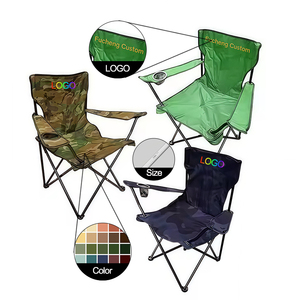 Ghế thư giãn xếp gọn ngoài trời bằng kim loại Oxford, kiểu dáng hiện đại, dùng cho bãi biển, vườn, ăn uống, cắm trại, câu cá. - Product Image 1