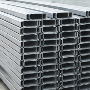 Poutre en acier profilé en C à bas prix, laminée à chaud, pour usage structurel, résistante aux intempéries, industrielle, taille personnalisable - Product Image 5