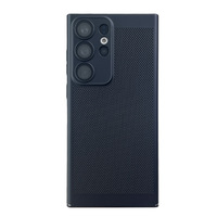 Coque de téléphone en maille pour Samsung S25 Ultra S24 S23 S22, respirante, dissipation thermique, découpes précises, protection de l'objectif, antichoc