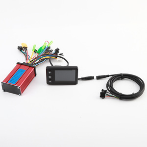 Kit WXGN201 rojo pequeño con pantalla a color y controlador, 24V/36V/48V/60V, 350W/400W universal para bicicleta eléctrica L891 - Product Image 2