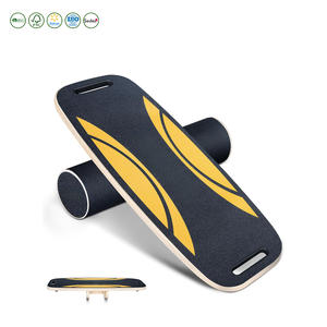 Papan keseimbangan kayu 2 dalam 1 latihan keseimbangan, terapi fisik anak dewasa, posisi dapat disesuaikan - Product Image 1