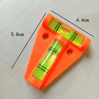 Kit de niveau à bulle miniature de type T |   Niveau à bulle triangulaire en aluminium T-Scope pour des mesures de précision