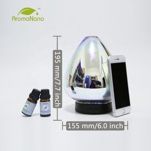 Máy Khuếch Tán Tinh Dầu 100Ml AU/JP/UK/EU Máy Tạo Độ Ẩm Không Khí Nước 3D Trang Trí Bình Thủy Tinh Đèn Tạo Độ Ẩm Có Đèn LED - Product Image 5