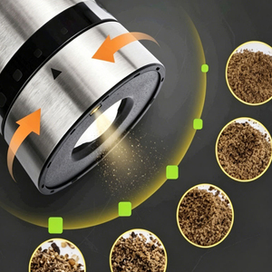 Ensemble d'ustensiles de cuisine, base de charge USB électrique pour moulin à sel et à poivre en acier inoxydable, boîte de rangement pour vaisselle de camping et d'extérieur, écologique - Product Image 5