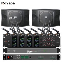 Console d'interprétation numérique OEM pour système de conférence, amplificateur de sonorisation IR multilingue pour interprétation simultanée