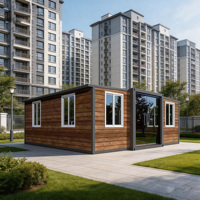 Casa Contenedor Expandible Tipo Ala de 3 Dormitorios y 40 pies, Casa Prefabricada de Lujo Móvil, Casa Modular, Casa Contenedor