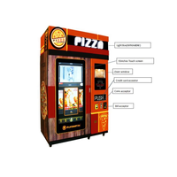 Distributeur automatique de pizzas en libre-service avec écran tactile certifié CE, distributeur de pizzas surgelées commercial pour centre commercial