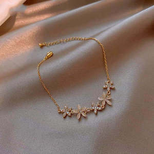 <span class=keywords><strong>Bracciale</strong></span> Charm da Donna alla Moda <span class=keywords><strong>con</strong></span> Pietra Occhio di Gatto, Strass, Regolabile, <span class=keywords><strong>con</strong></span> Luna e Stella, Zirconi, Bijoux - Product Image 6