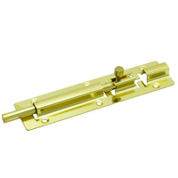 Haute qualité moderne porte glissière boulon serrure couleur or en acier inoxydable matériau en alliage de Zinc pour usage domestique porte fenêtre accessoires