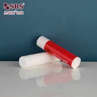 D047-5ml 15ml personnalisé Private Label vide baume à lèvres Tube clair blanc PP plastique lèvre hydratant conteneur en Stock