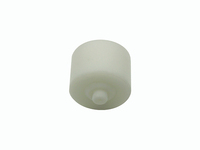 Poulie usinée par CNC POM blanche à faible friction pour accessoires d'imprimante 3D FDM