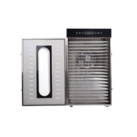 Mesin Pengering Makanan Komersial Stainless Steel dengan Pengatur Waktu Digital dan Kontrol Suhu untuk Buah, Sayuran, Daging, dan Dendeng