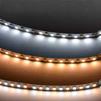 2835 Ruban Flexible Led Blanc Double Couleur 3000K à 6000K CCT Réglable 8mm 2835 SMD LED Bande Lumineuse