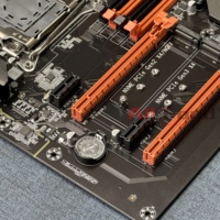 Carte mère de bureau pour ordinateur double X99, DDR4, CPU LGA 2011-3, socket, carte mère M.2 USB2.0 USB3.0