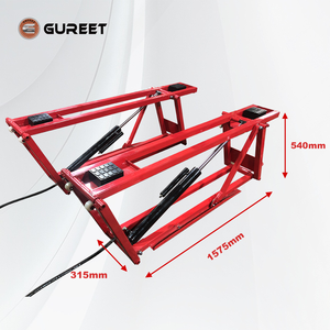 HuaTong 2.8t <strong>Auto</strong> Mobile Portable Car Scissor Mini Lift Double Cylinder Hydraulic Quick <strong>Jack</strong> for Home Use - Product Image 2