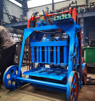 Machine à blocs de béton 4-45 avec moteur diesel pour la fabrication de blocs de béton