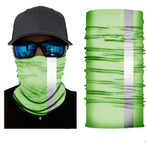 Cache-cou réfléchissant Visibilité Néon <span class=keywords><strong>Bandana</strong></span> de sécurité Vent Poussière Protection UV Écharpe Bandanas - Product Image 2