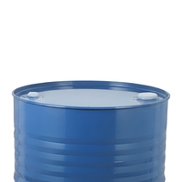 Fût chimique bleu, conteneur industriel en polymère, modèle HF-P8.03 pour le stockage de matériaux en vrac