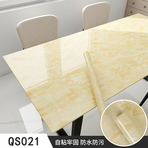 Papier peint moderne en marbre blanc <span class=keywords><strong>autocollant</strong></span> en feuille imperméable à l'eau pour <span class=keywords><strong>comptoir</strong></span> de <span class=keywords><strong>cuisine</strong></span> à la maison Offre Spéciale géométrique - Product Image 2