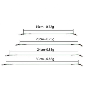 BOLLA di Pesca 15-30cm Anti-Morso di Filo di Acciaio inossidabile <span class=keywords><strong>Leader</strong></span> di Pesca Con Girevole di Pesca Accessorio - Product Image 6