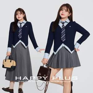 Runqi Ensemble haut et col chemise effet deux pièces pour femme grande taille, couleur unie, tissu Oxford N8813 - Product Image 4