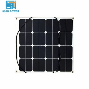 ระบบพลังงานแสงอาทิตย์แบบกันน้ำชนิดโมโนแบบพกพา ยืดหยุ่นได้ 12V 50W - Product Image 2
