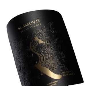 Impresión Personalizada de Etiquetas de Papel Texturizado para Botellas de Vino Tinto y Whisky - Product Image 5