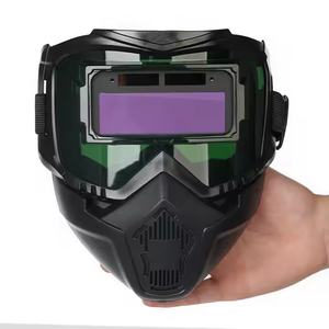 Máscara de soldadura automática montada en la cabeza con características que cambian de luz y antideslumbrantes Escudo facial de soldadura desmontable - Product Image 6