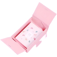 Boîte cadeau rigide en carton gris écologique de luxe sur mesure à double porte avec gaufrage, fermeture magnétique, ruban et logo OEM