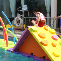 JW-223 EVA Schwimmbad Kletterwand für Innen/Außen für Erwachsene & Kinder Teambuilding Schwimmtraining