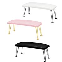 Repose-mains en cuir PU portable de luxe, pliable en forme de U, pour manucure, idéal pour salon et usage domestique – Vente chaude