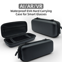 Estuche Rígido de EVA de Gran Capacidad para Gafas Inteligentes, Estuche Protector de Viaje de EVA para Accesorios de Gafas Deportivas VR
