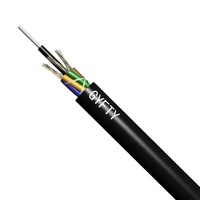 Cable de fibra óptica blindado de tubo suelto trenzado de modo único GYFTY G652D 2 4 6 8 12 24 36 48 288 núcleos para cables de comunicación