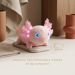 Peluche Interactivo de Ajolote Rosa, Muñeco Inteligente con IA que Habla para Niños, Novedad 2026, Certificado de Seguridad ASTM, Regalo Sorpresa - Product Image 5