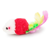 Peluche de Rat multicolore, 1 pièce, nouveau Design, simulation de petite souris, peluche de chat, animaux de compagnie