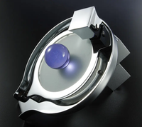 Robinet de lavabo cascade moderne à 3 couleurs LED, mitigeur eau chaude et froide en verre, robinet de salle de bain haut de gamme