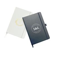 Cuaderno de Tapa Dura con Textura de Lámina Dorada Personalizada, Cuaderno de Papel PVC con Cubierta de Cuero PU, Diario A5, Banda Elástica, Lazo para Bolígrafo, Marcapáginas de Cinta, Regalo Empresarial