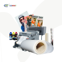 Rouleau de film PET DTF Cowint 60 cm, film de transfert thermique avec pelage à froid pour impression numérique à jet d'encre haute température sur vêtements