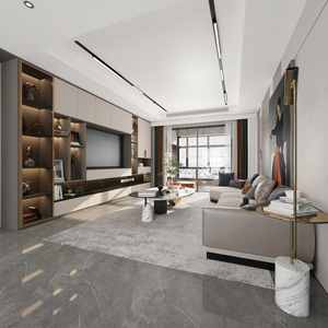 Multifunctional <b>LED</b> <b>TV</b> Cabinet for Different Sizes Living Room Furniture for Hotel or Apartment with Drawers and Shelves - Product Image 2