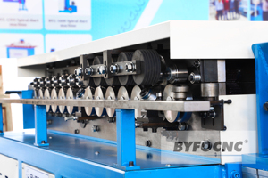Byfo T12 1.2Mm Mạ Kẽm Tấm Kim Loại Mặt Bích Máy Ống Tdf Mặt Bích Hình Thành Máy Cho Hvac Ống Mặt Bích Clip Làm - Product Image 3