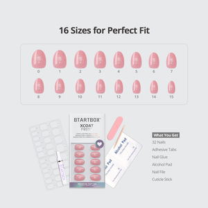 Uñas postizas de gel suave rosa ojo de gato, de presión, al por mayor, extra cortas, almendradas, de alta calidad, para verano, set de uñas artificiales a presión. - Product Image 2